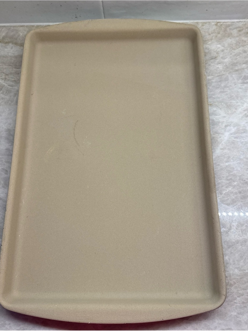 Pampered Chef Large Rectangle Stone Bar Pan Baking Stoneware 11 x 17"